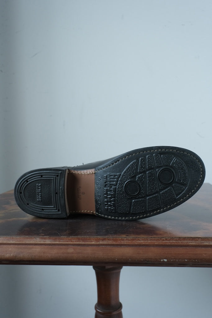 BLACK SIGN AVIATOR BOOTS