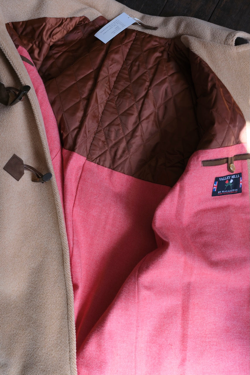 lacquer&c CHEVRON DUFFLE COAT CAMEL BEIGE