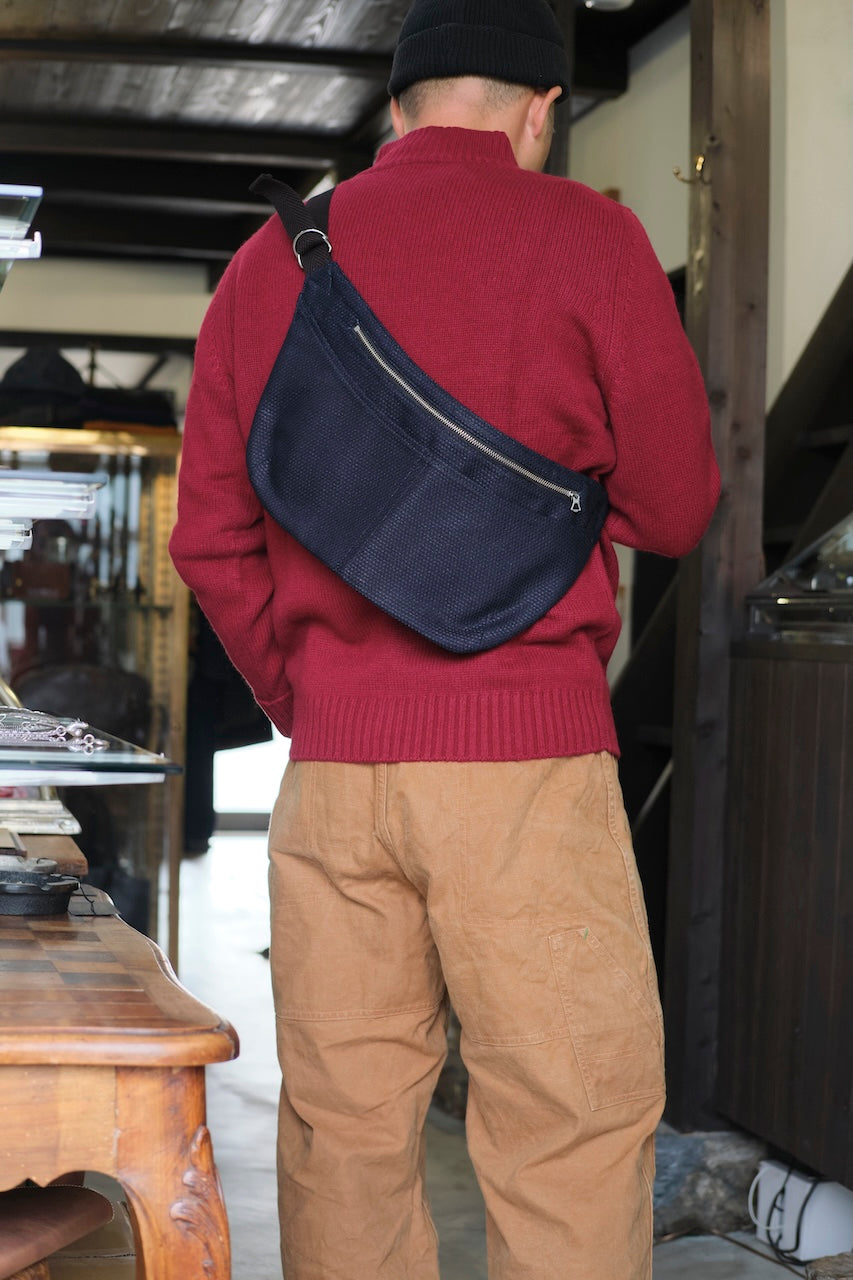 DJANGO ATOUR JARDINIER INDIGO APRON BAG