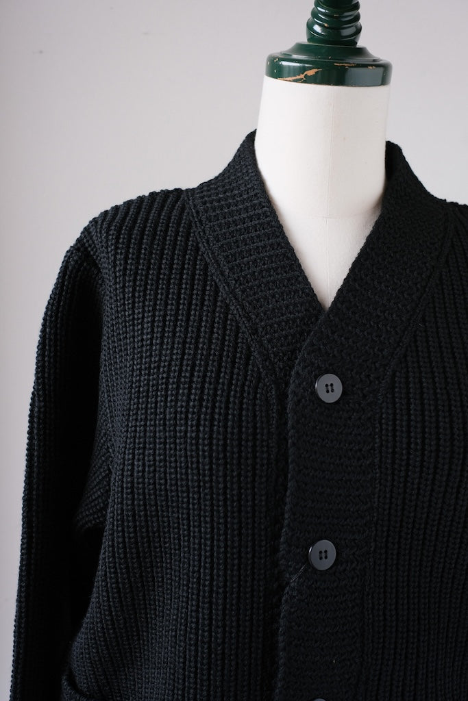 BLACK SIGN 1930 SHALLOW NECK CARDIGAN