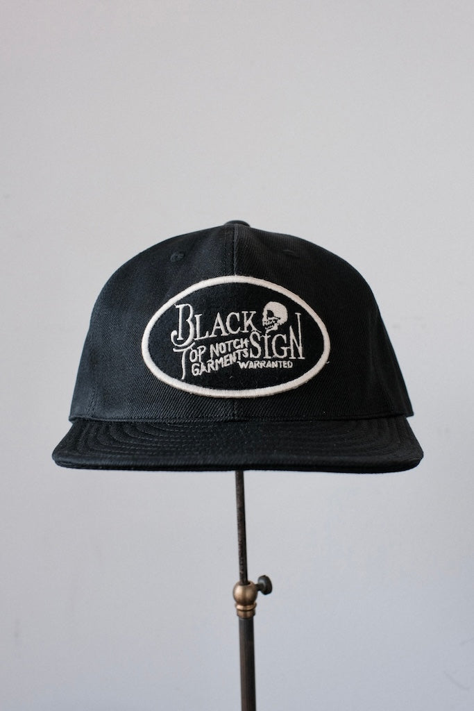 NigelCabouブラック　サイン　キャップ　BLACK DENIM TRUCKER CAP