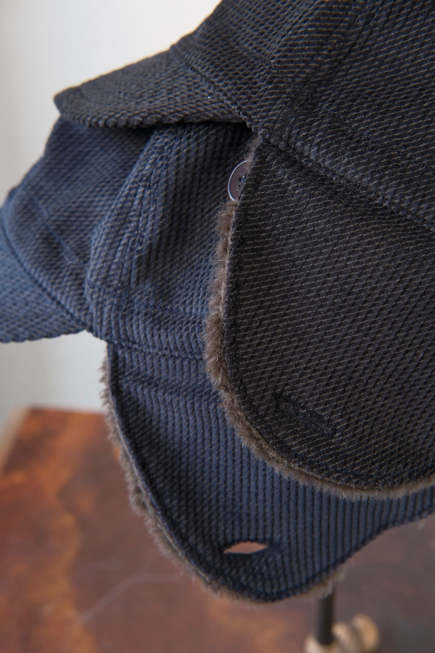 BLACK SIGN RIPPLE CORD AIM CAP