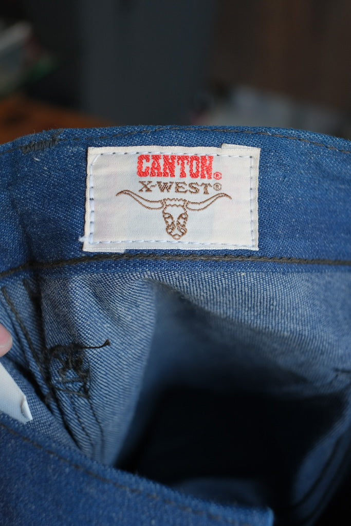 CANTON X-WEST BELL BOTTOM DENIM