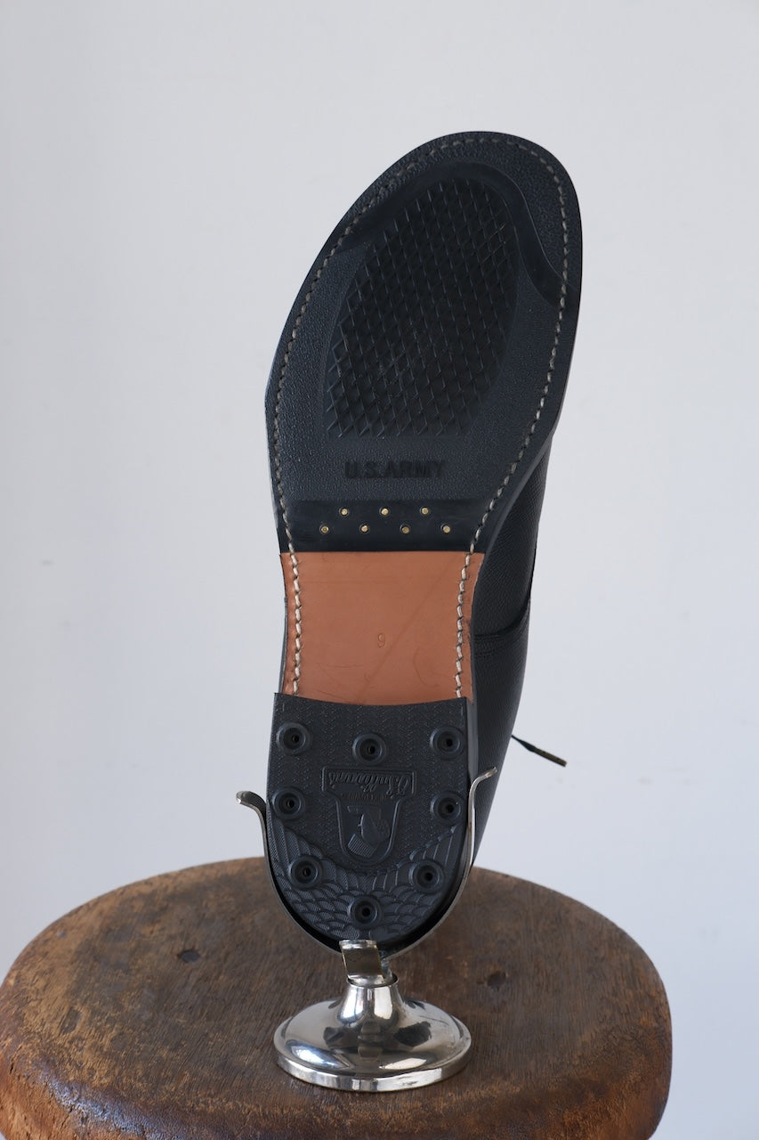 BLACK SIGN EMBOSSED CALF ARMY LAST MIDCUT DRESS