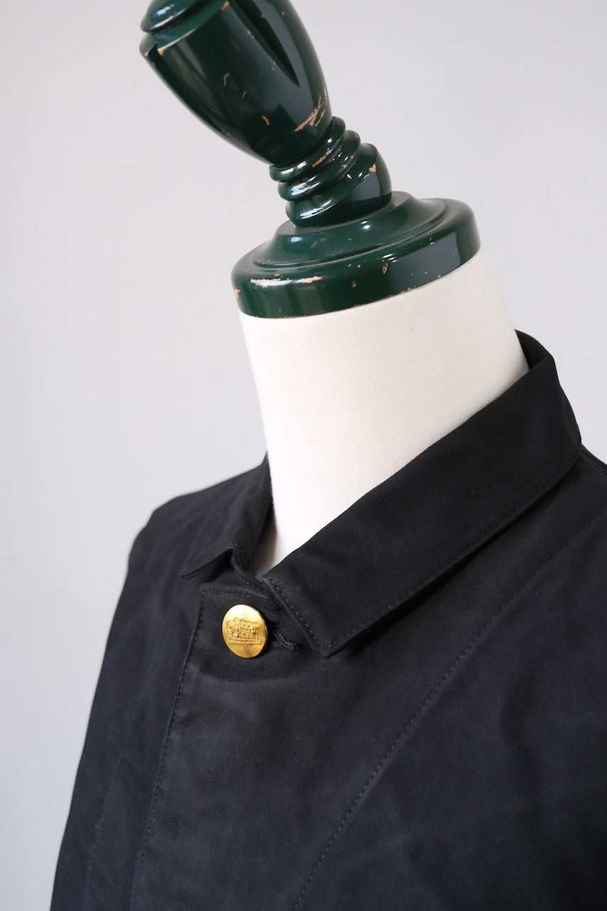 DAPPERS EARLY CENTURY STYLE COVERALL BLACK MOLESKIN LOT1503