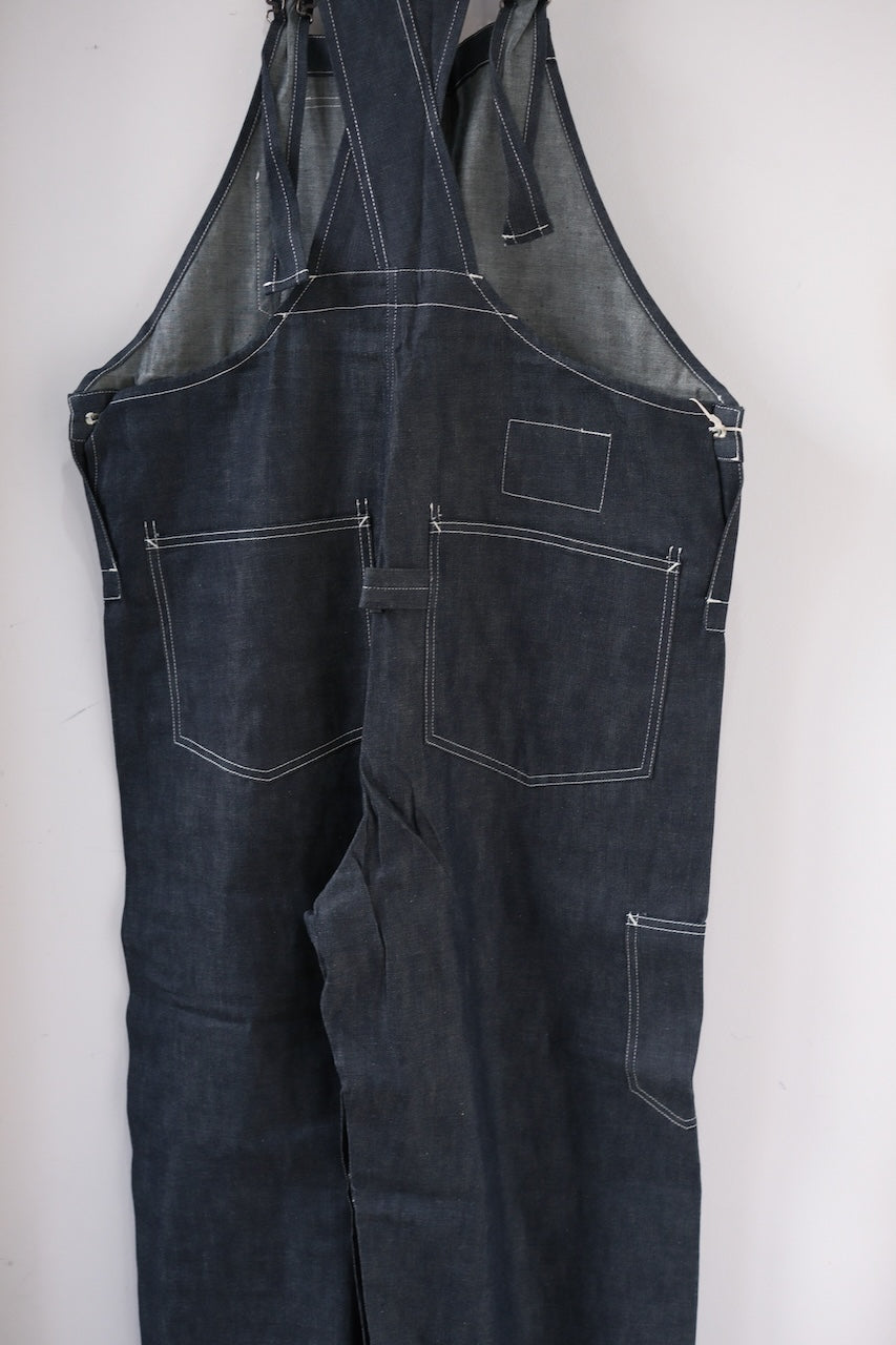 DAPPERS CLASSICAL RAILROADER BIB OVERALLS DENIM LOT1570