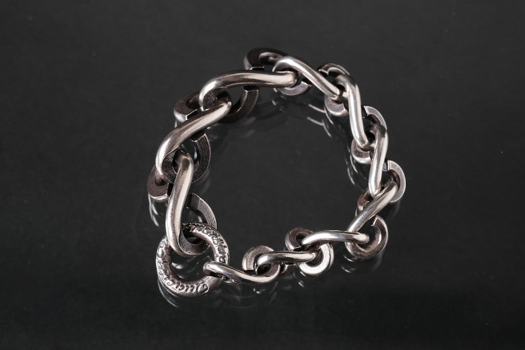 LYNCH SILVER SMITH TWIST MIX BRACELET (Lx3 Mx4 Sx3) – grandguignol