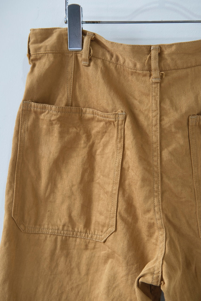 DAPPERS CLASSICAL MILITARY WORK SHORTS BEIGE TWILL