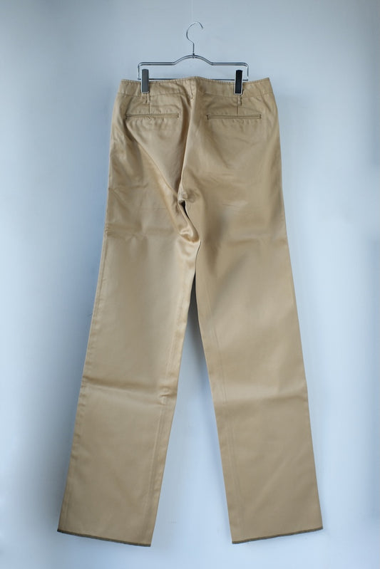 BLACK SIGN KHAKI CHINO TROUSERS TYPE2