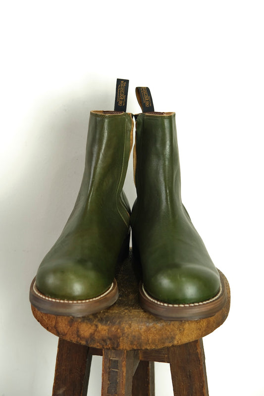 ROLLING DUB TRIO CASPER GREEN HORSEHIDE