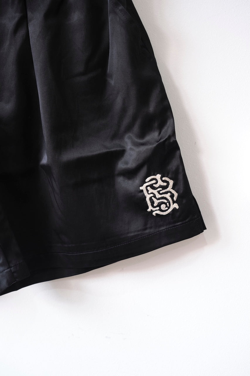 BLACK SIGN MAIN MATCH BOXING SHORTS