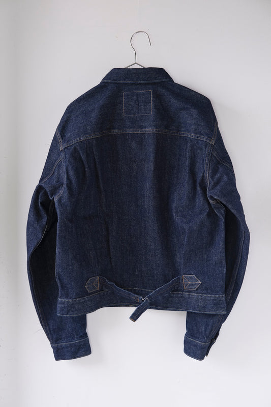 BLACK SIGN 14oz DENIM PLEATS JKT