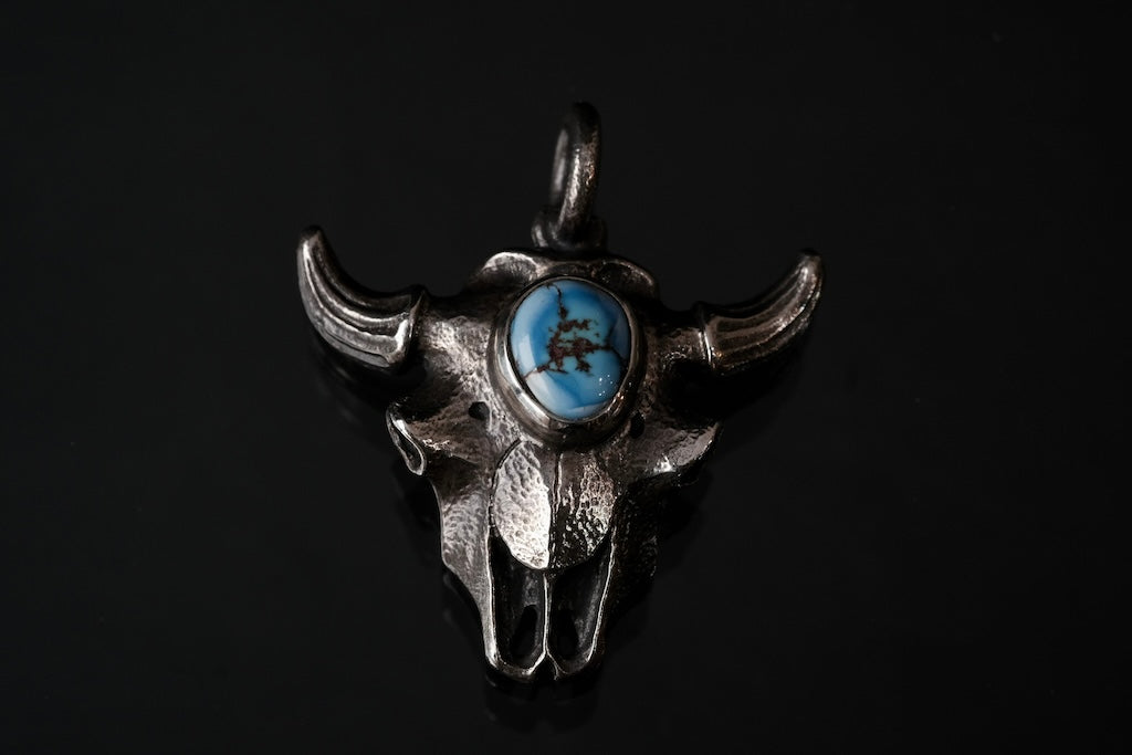 LYNCH SILVERSMITH BUFFALO GOLDEN HILLS2 TURQUOISE