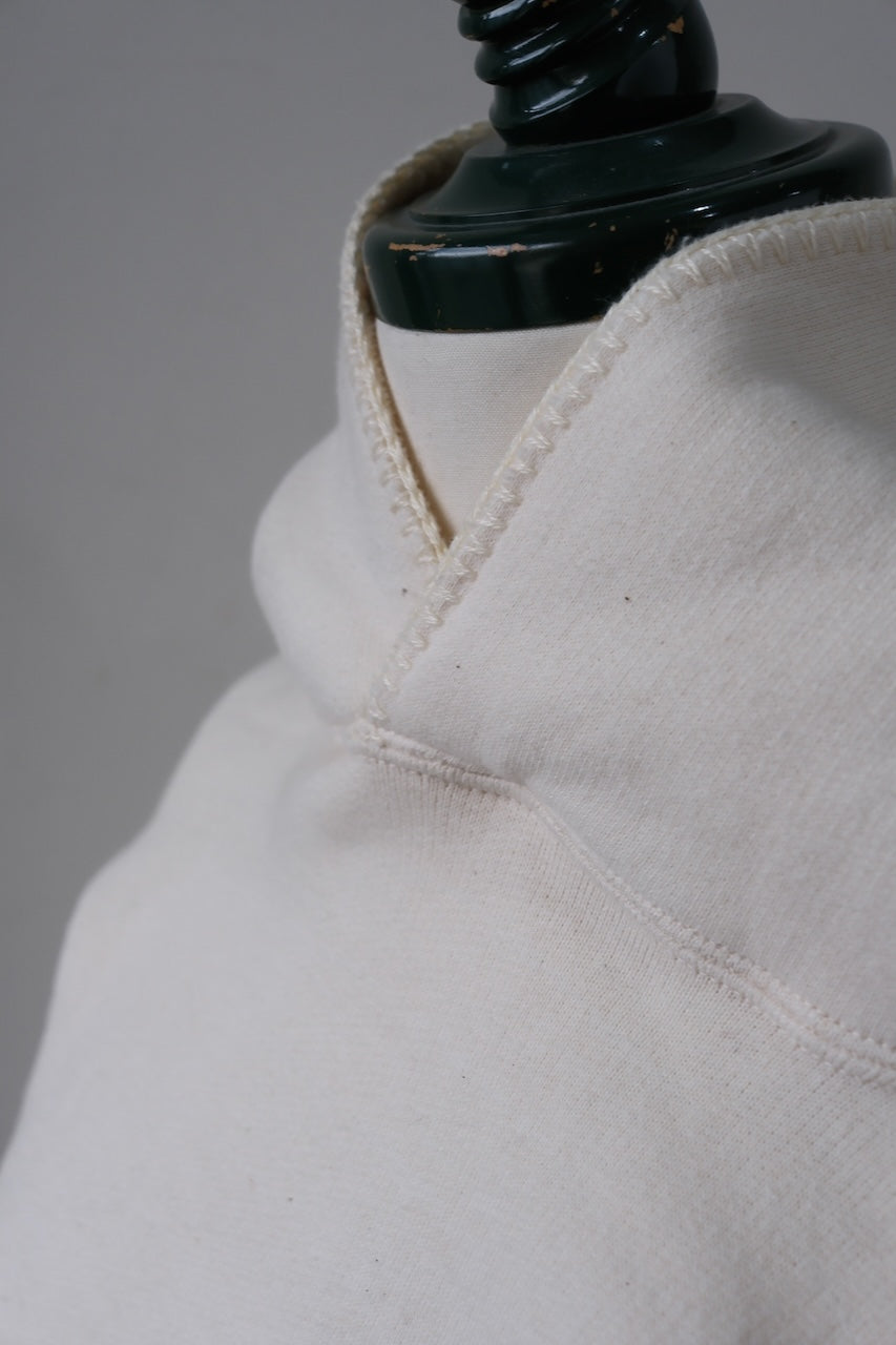 DAPPERS CLASSICAL CLOSSOVER HOODED PARKA ECRU LOT1603