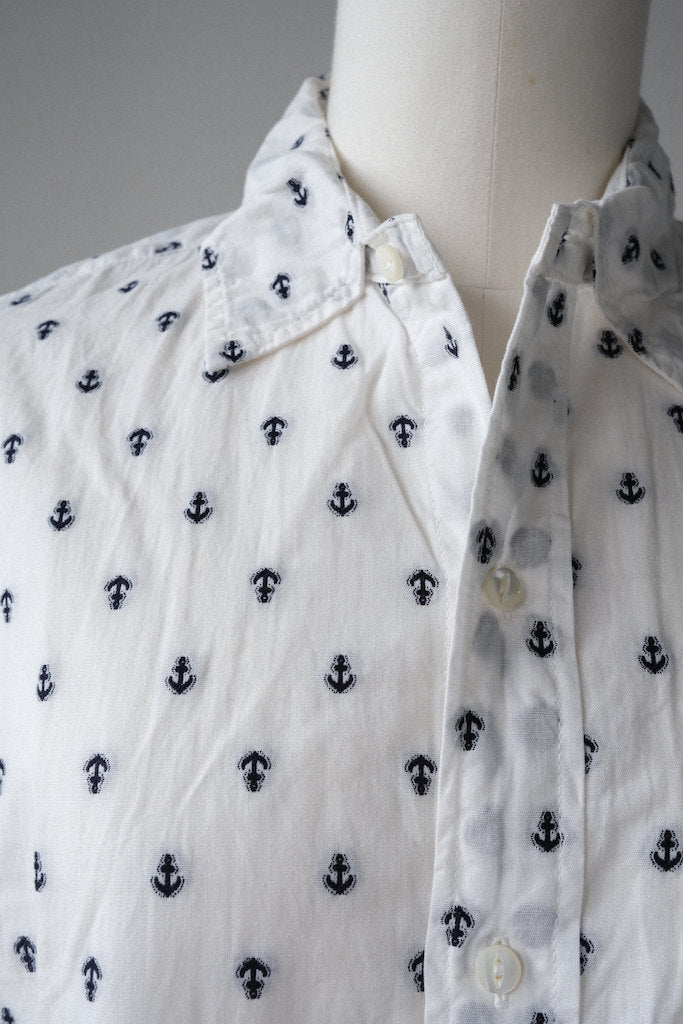 WALK ON 2/3 SLEEVE ANCHOR FULL OPEN SHIRT