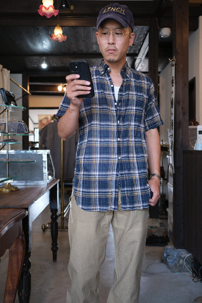 WALK ON SHIRRING S/S BD SHIRT