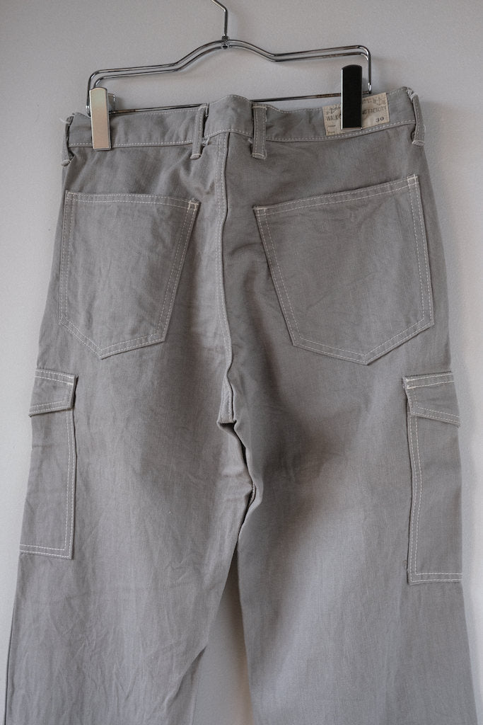 WALK ON BS CARGO PANTS GRAY DENIM