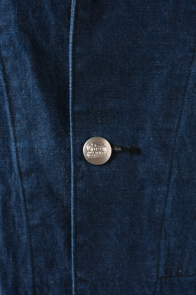 WALK ON NAVY DENIM SACK COAT