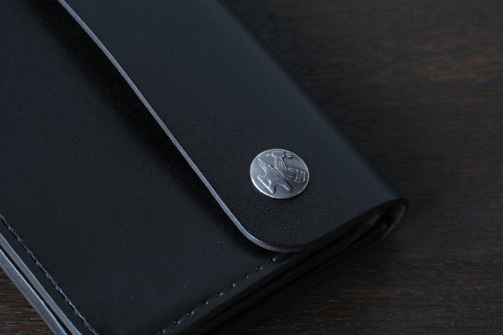 LYNCH SILVERSMITH DEVELOP BIKER WALLET BLK