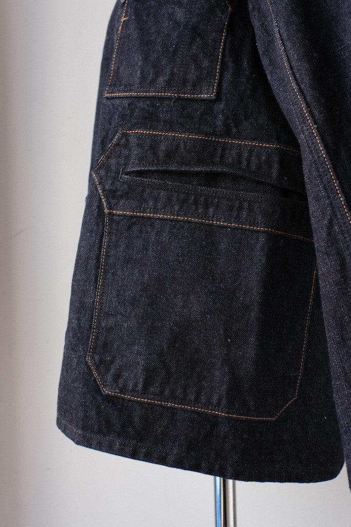 BLACK SIGN 15oz DENIM DELTA JKT