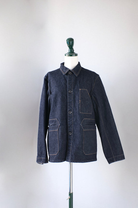 BLACK SIGN 15oz DENIM DELTA JKT