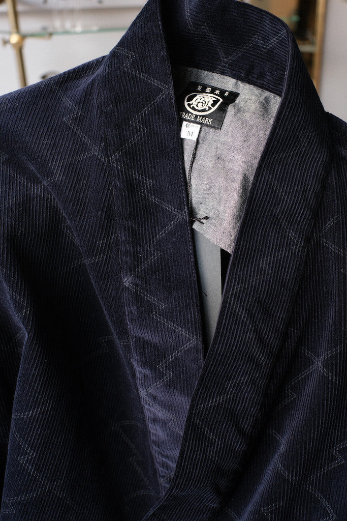 BLACK SIGN CORDUROY IKAZUCHI SAMUE SHIRT