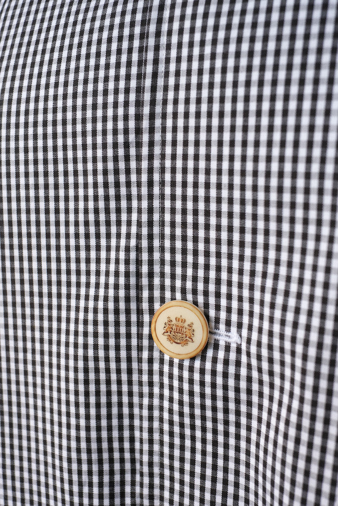 lacquer&c ORLEANS BIS GINGHAM BLACK