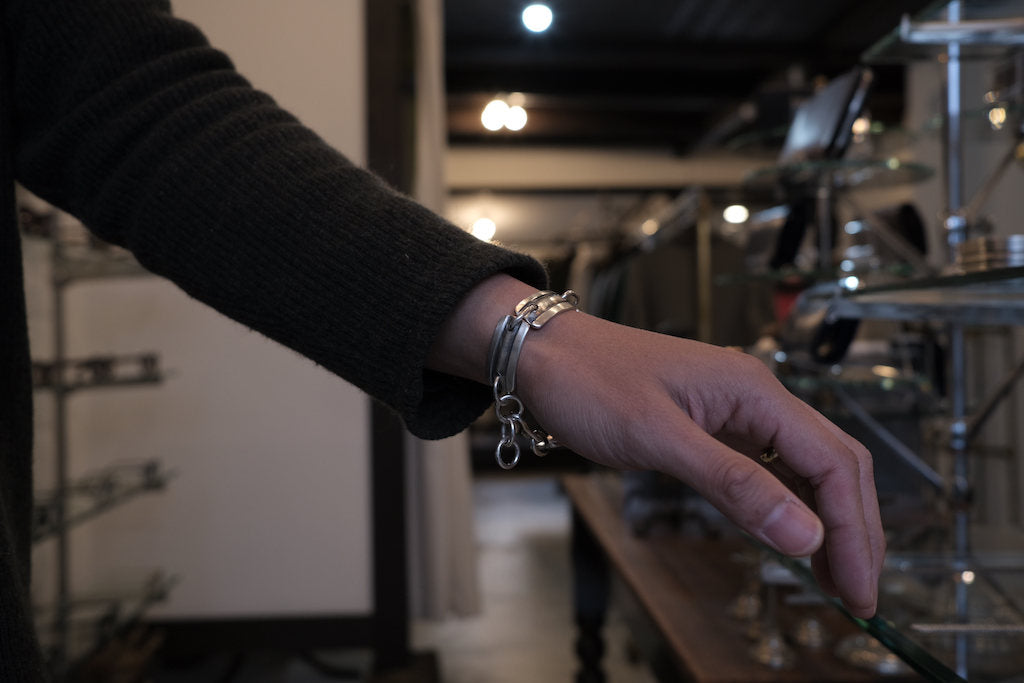 JAMES FAKS CHAIN BRACELET PLAIN