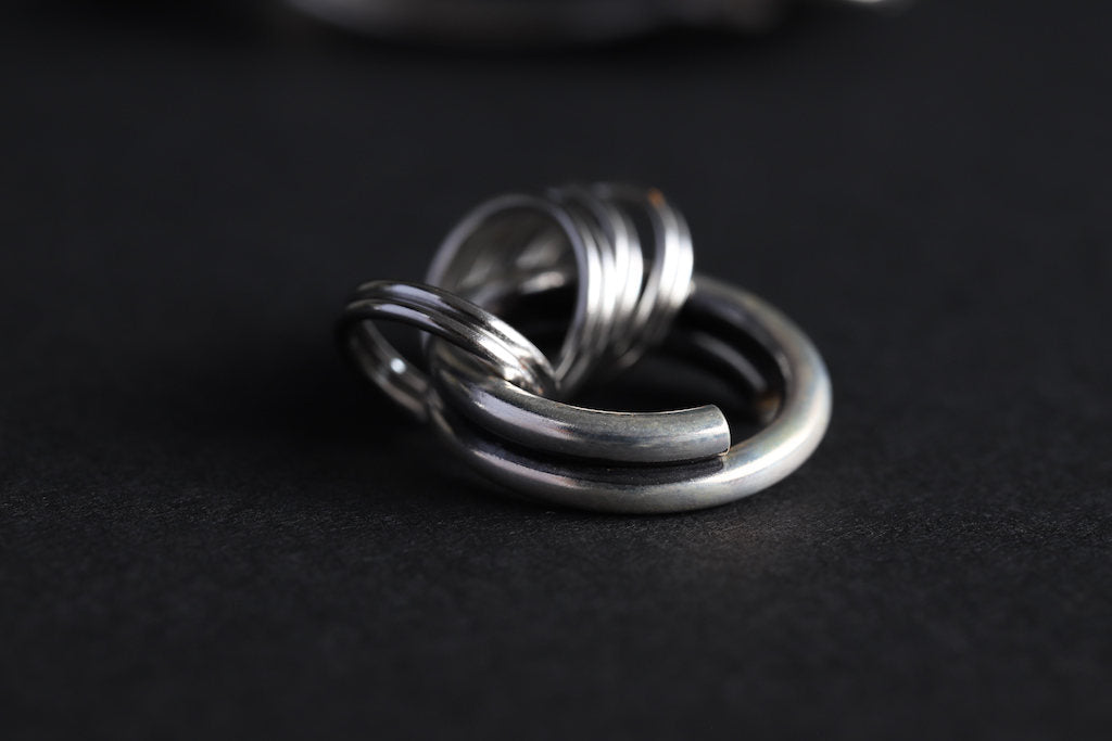 LYNCH SILVER SMITH KEY RING