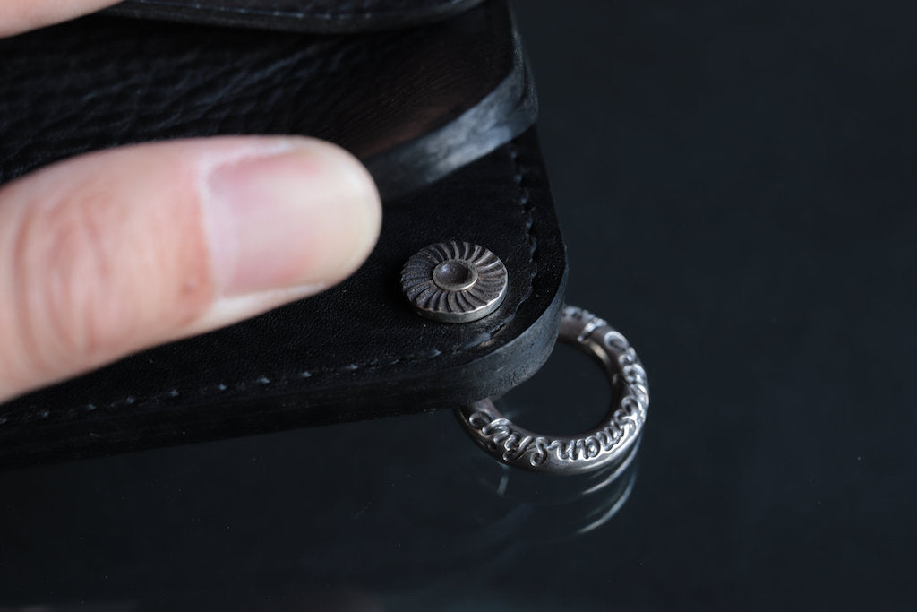 LYNCH SILVER SMITH BIKER WALLET MINERVA BOX