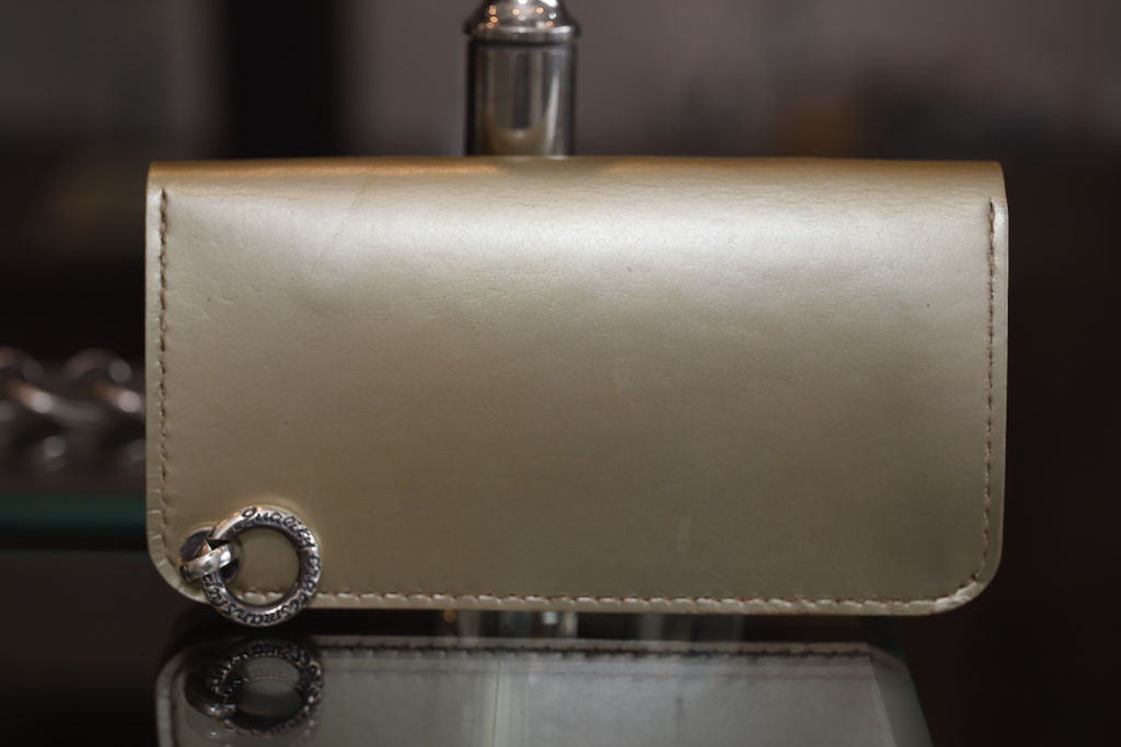 LYNCH SILVER SMITH BIKER WALLET GOLD