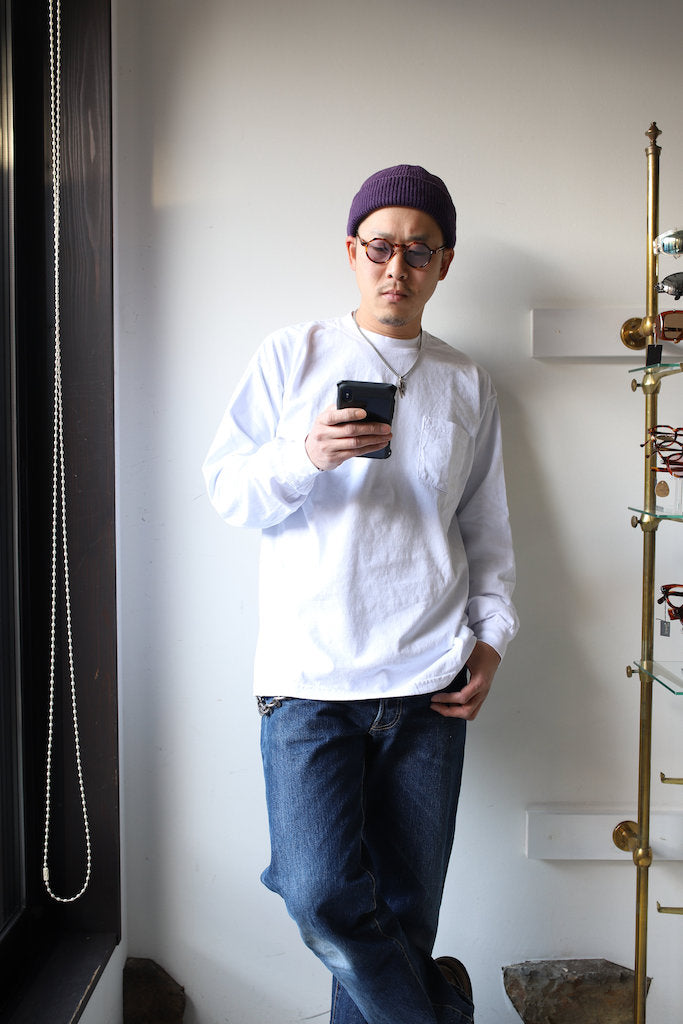 LOS ANGELES APPAREL 6.5oz POCKET LONG SLEEVE