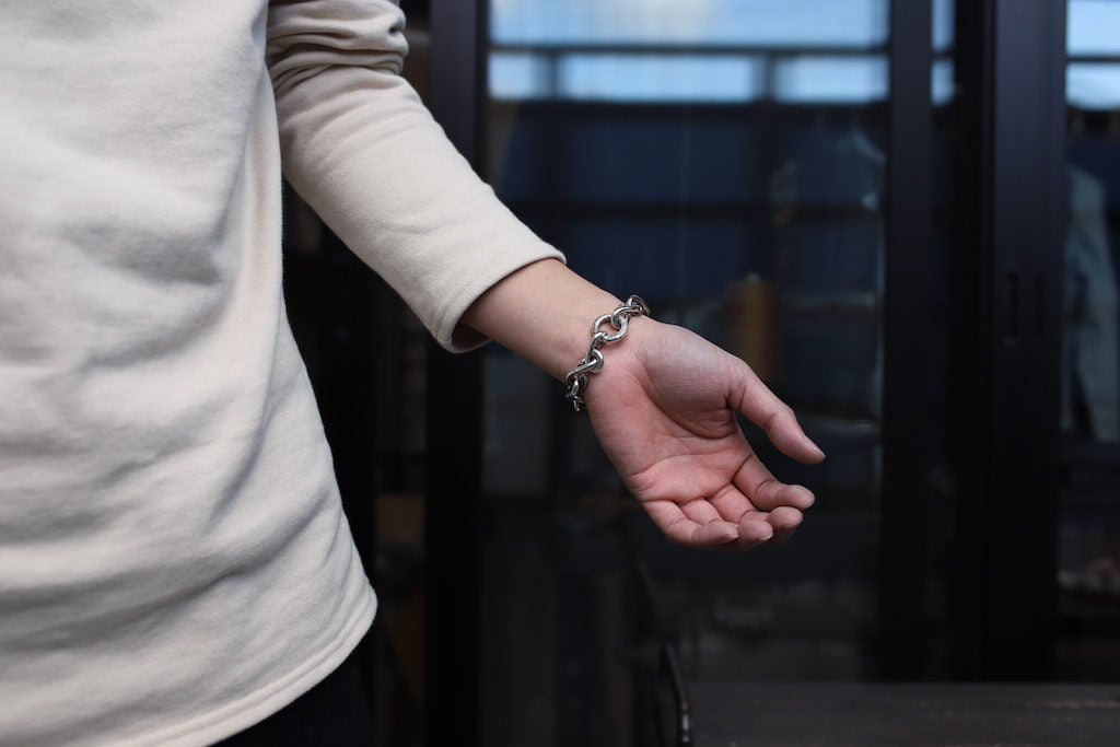 LYNCH SILVER SMITH TWIST(M) BRACELET