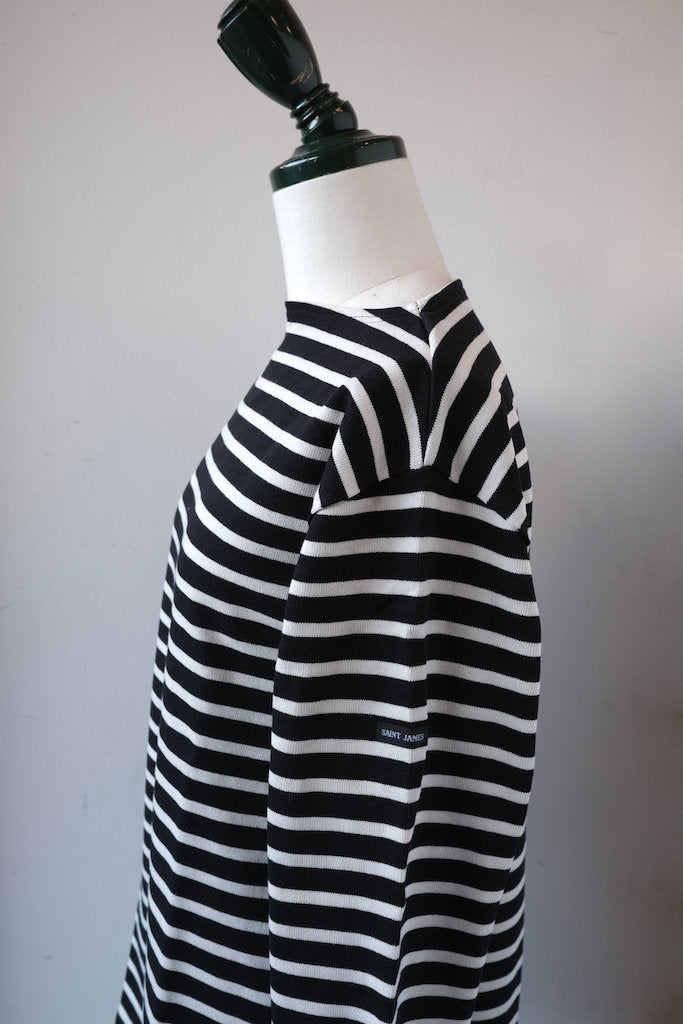 SAINT JAMES QUESSANT NOIR x ECRU