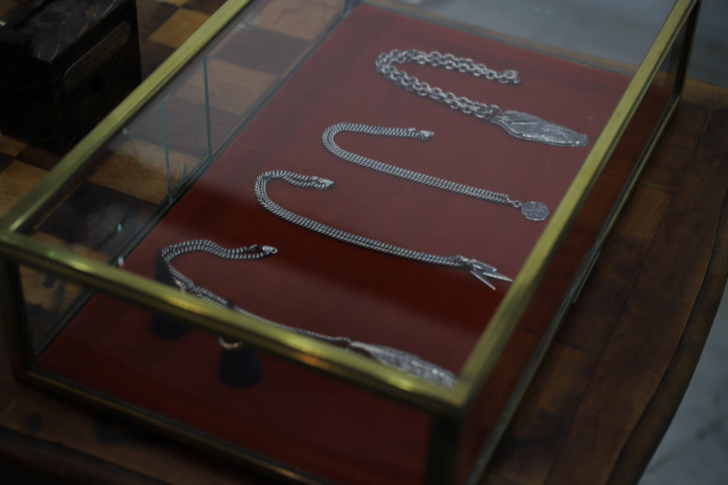 1900`s SIEGEL PARIS GLASS SHOW CASE FRENCH ANTIQUE