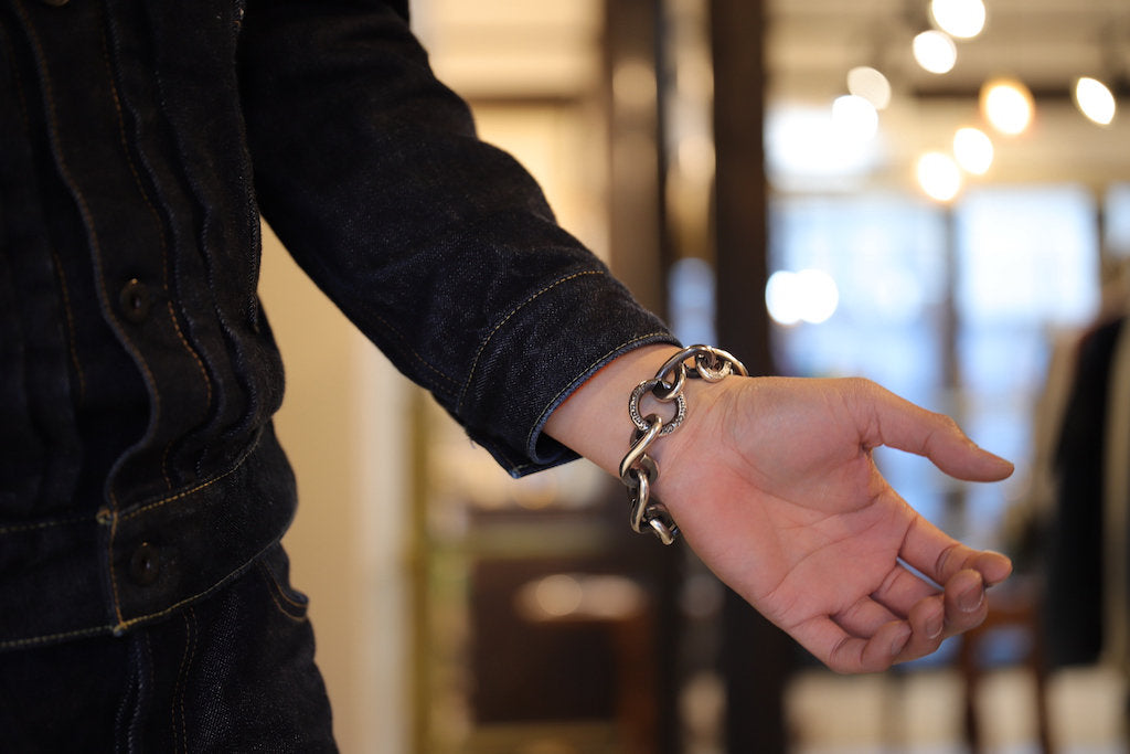 LYNCH SILVER SMITH TWIST(L) BRACELET