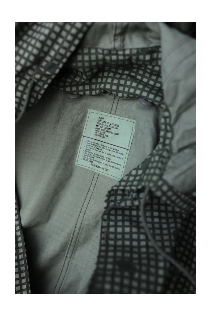 US ARMY 80`s FISHTAIL PARKA NIGHT CAMO