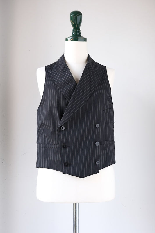 BLACK SIGN 1930s MAX VEST STRIPE2