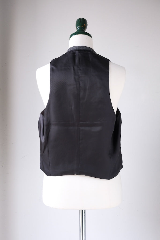 BLACK SIGN NOODLES VEST M.GREY