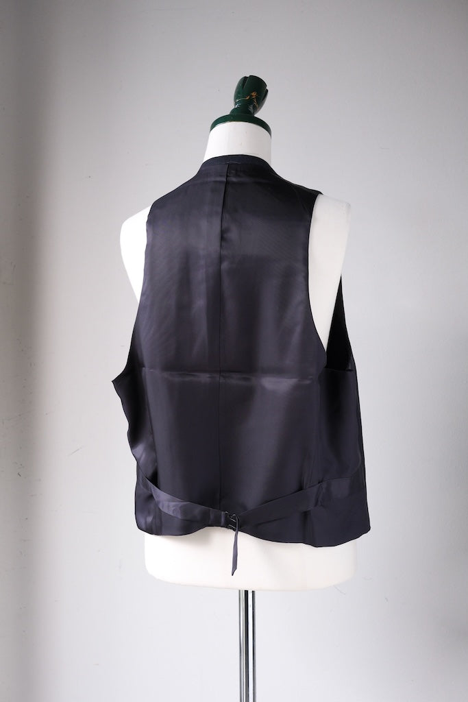 BLACK SIGN 1930s PENCIL STRIPE NOODLES SUMMER VEST