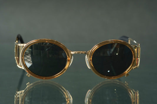 JEAN PAUL GAULTIER 90s GOLD SUNGLASSES 58-6201
