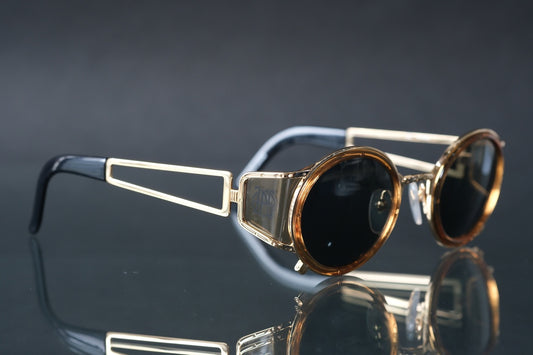 JEAN PAUL GAULTIER 90s GOLD SUNGLASSES 58-6201