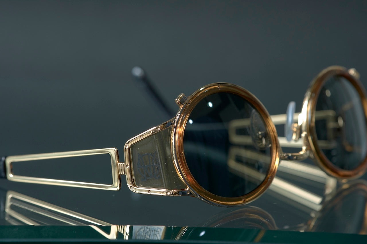 JEAN PAUL GAULTIER 90s GOLD SUNGLASSES 58-6201