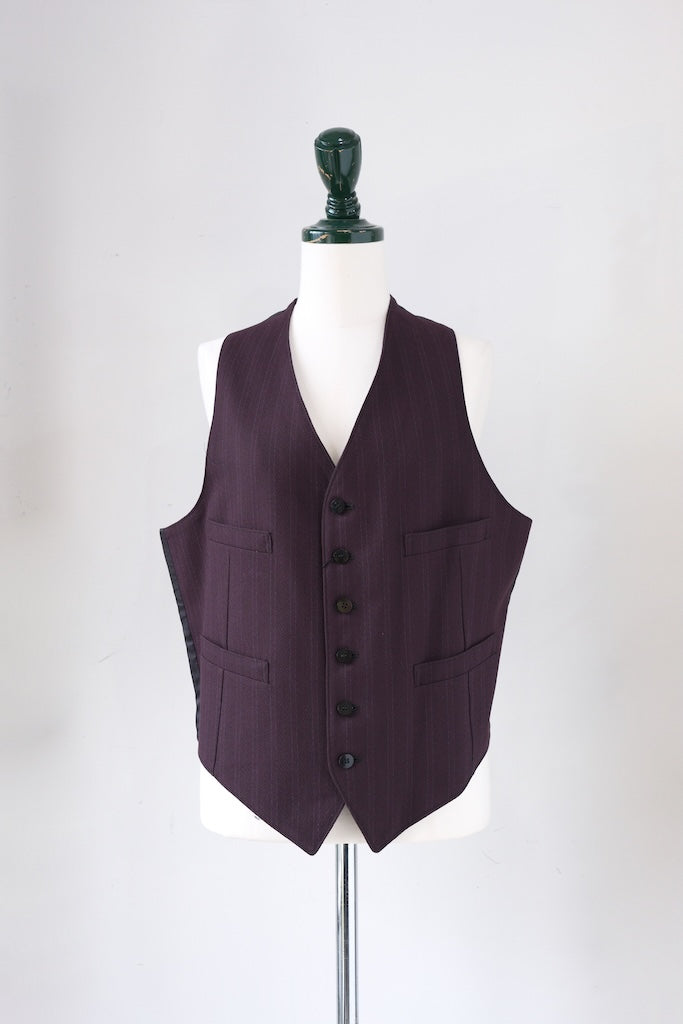 BLACK SIGN NOODLES VEST BORDEAUX