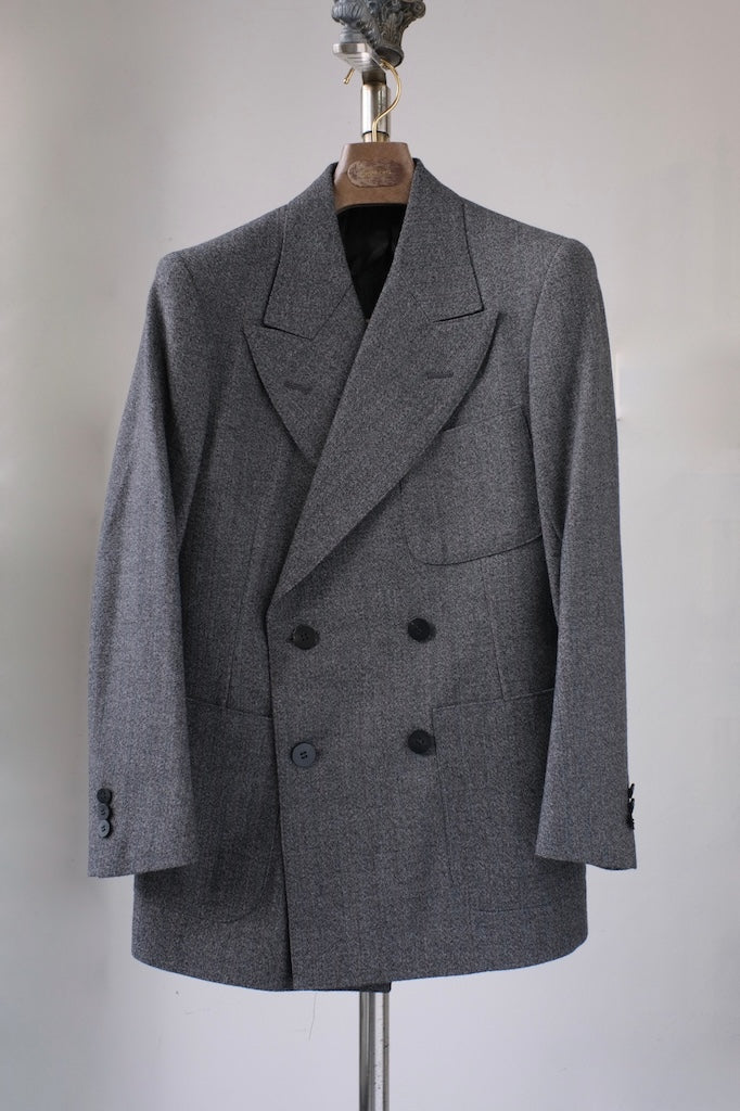 BLACK SIGN DOUBLE BREASTED SUITS M.GREY