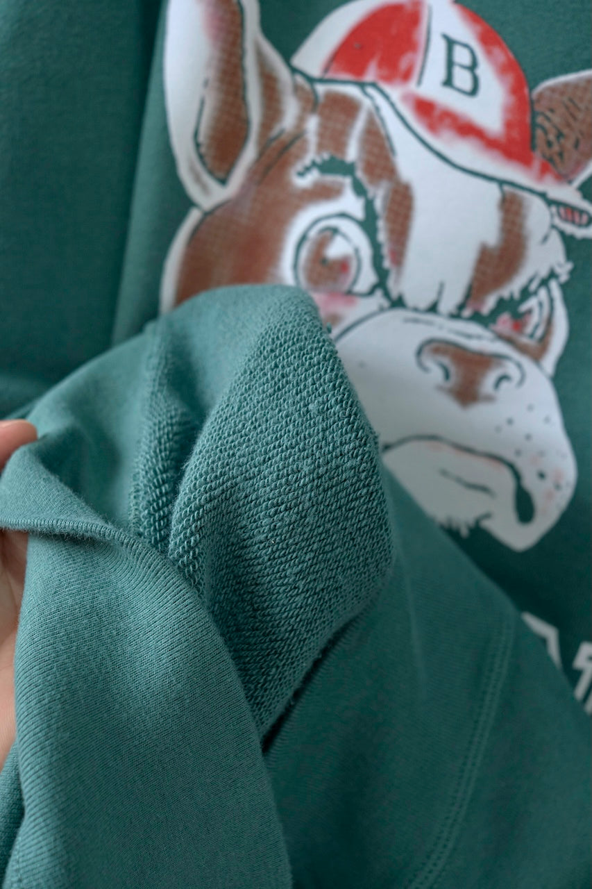 DAPPERS 30mm Binder Crew Neck S/S Sweat Flocky Print
