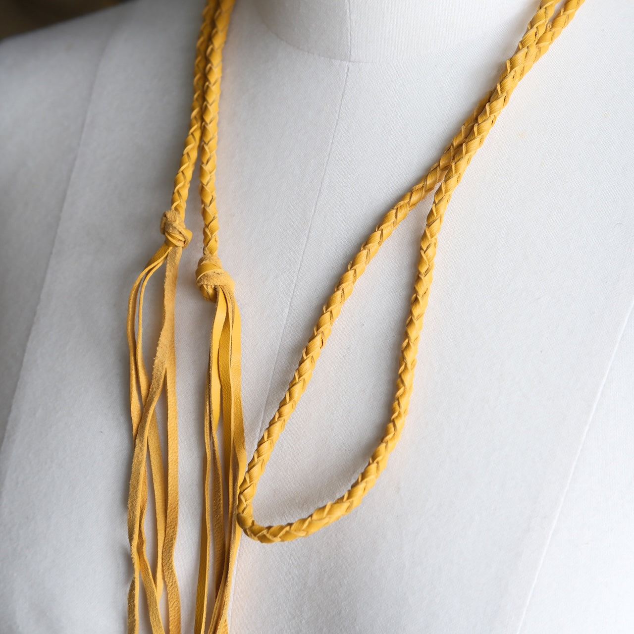 LYNCH SILVERSMITH LEATHER ROPE