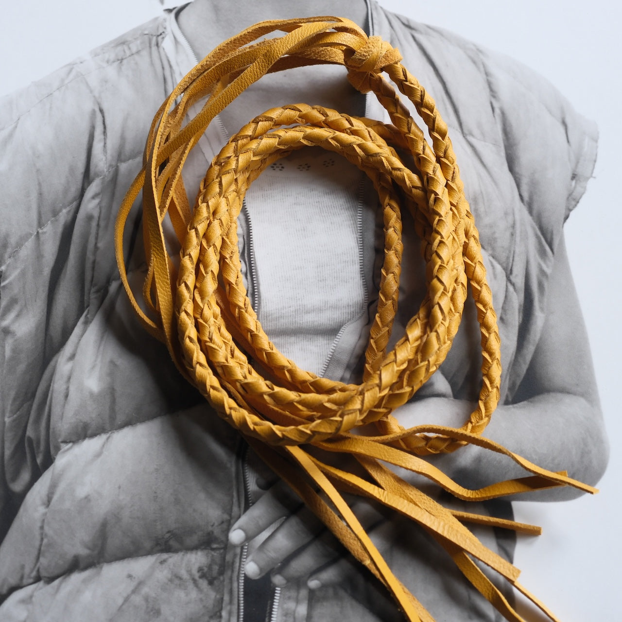 LYNCH SILVERSMITH LEATHER ROPE