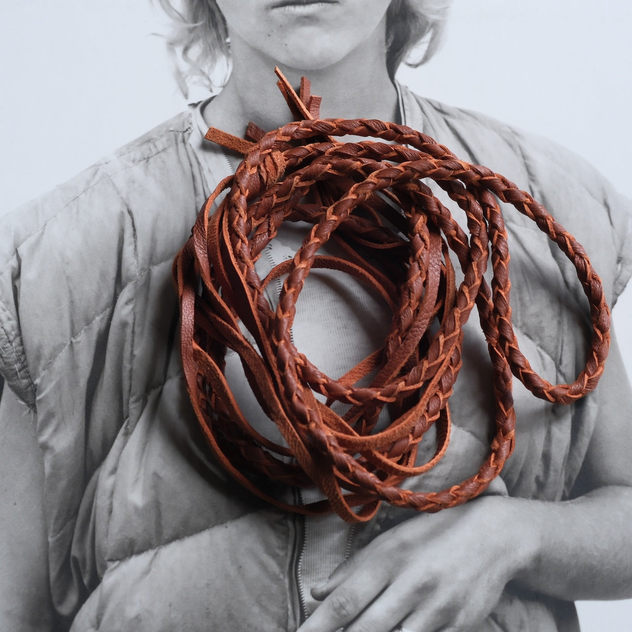 LYNCH SILVERSMITH LEATHER ROPE