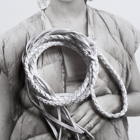 LYNCH SILVERSMITH LEATHER ROPE